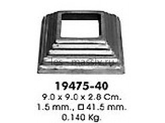 Поковки и вставки - 19475-40 (отв. 40х40 мм)