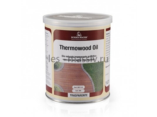 Масло для термодревесины THERMOWOOD OIL 20л. цв. 63 темный