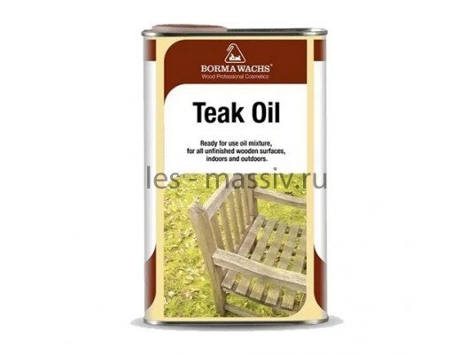 Тиковое масло TEAK OIL 1л Белый (цв. М12052)