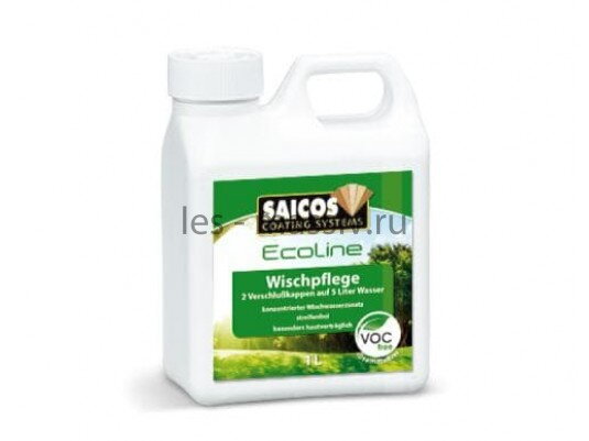 Чистящий концентрат для влажной уборки EcoLine Wischpflegе- 8101 Eco 1л	