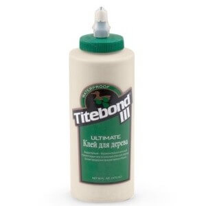 Жидкий влагостойкий клей для дерева Titebond III Ultimate